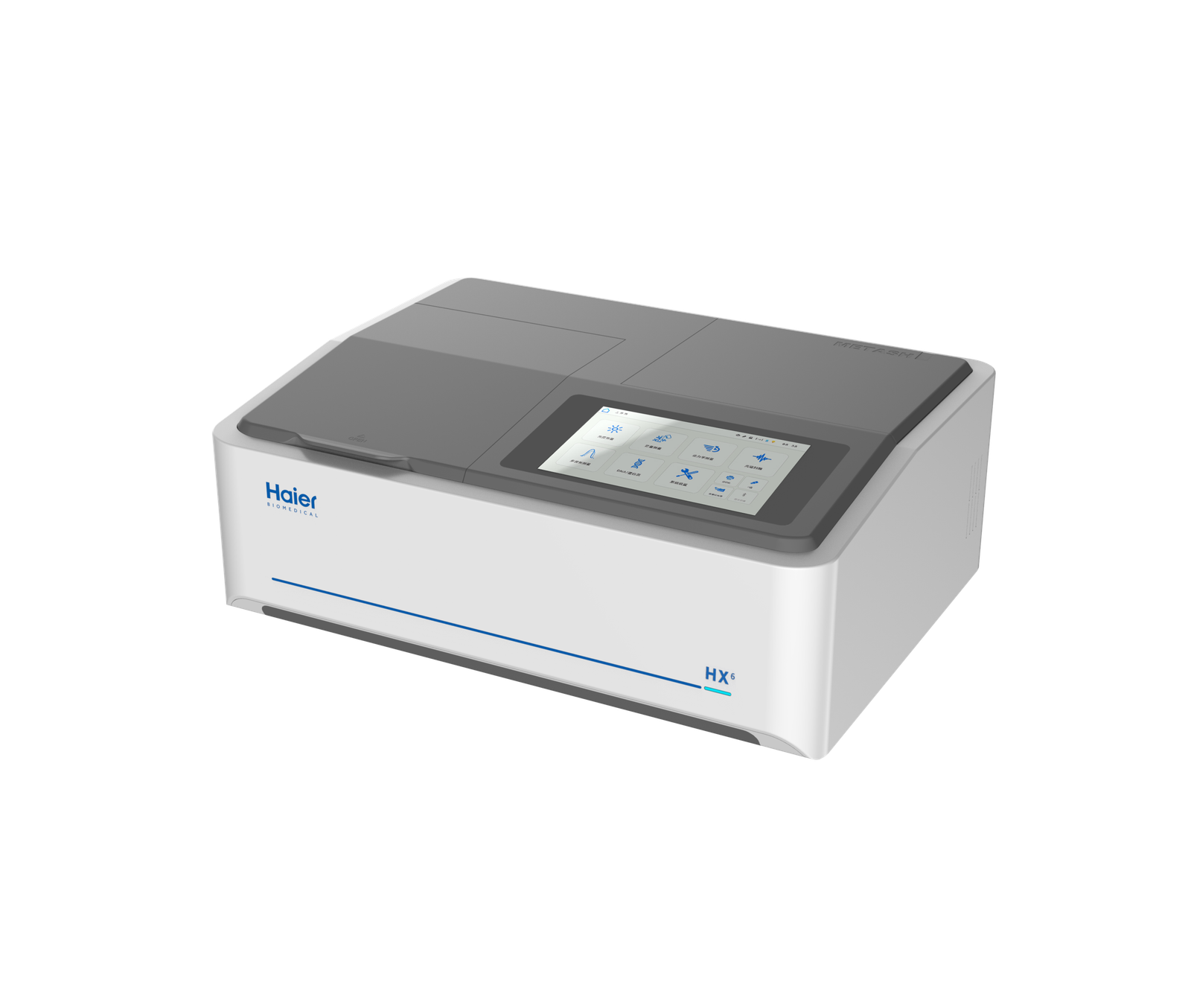 Espectrofotómetro Modelo HX-6, UV Vis, haz simple, ancho de banda 1.8 nm. Pantalla táctil de 7 pulgadas Espectrofotómetro Modelo HX-6, UV Vis, haz simple, ancho de banda 1.8 nm. Pantalla táctil de 7 pulgadas