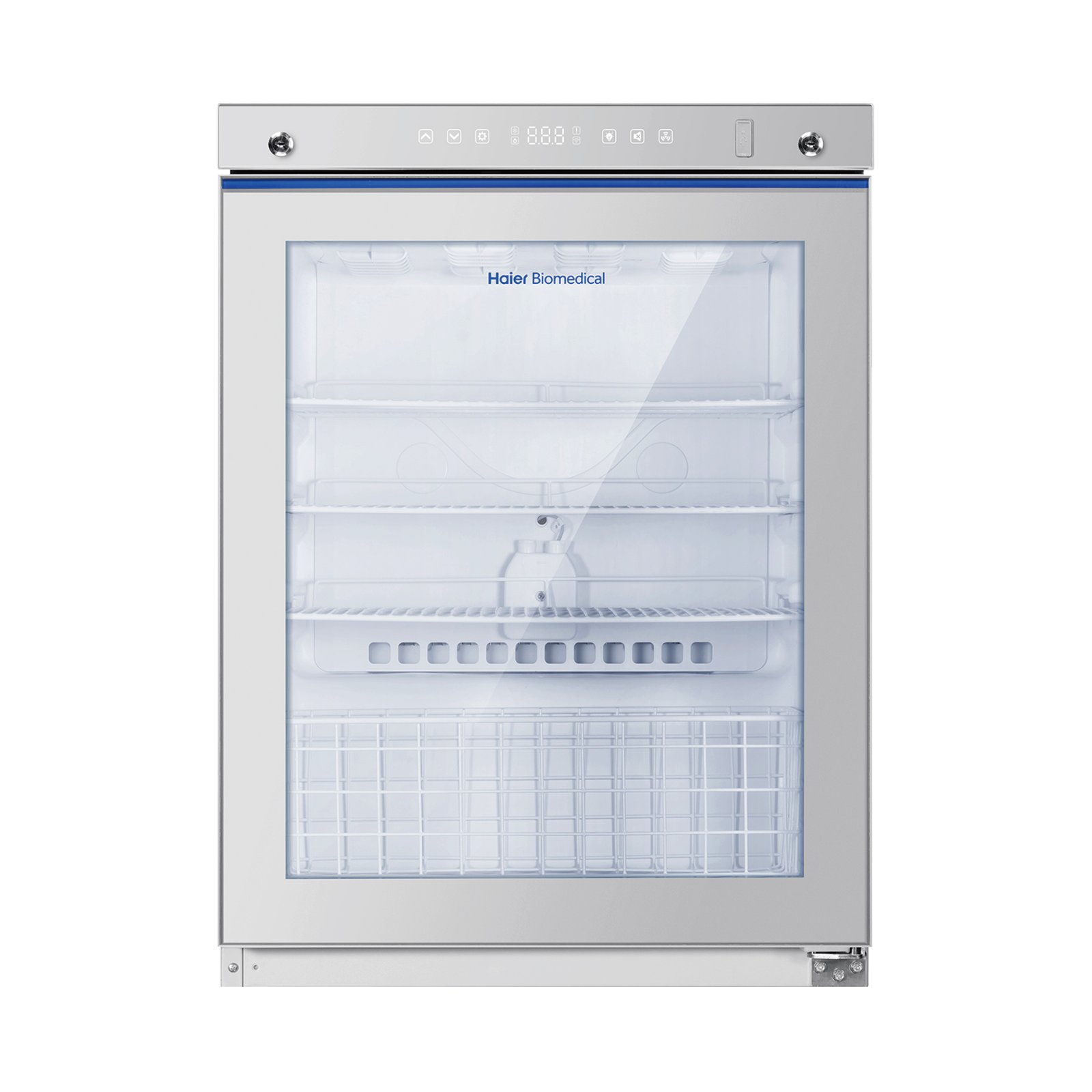 Refrigerador Vertical Farmacéutico Volumen 130 L, 2 a 8°C Puerta Vidrio, 115 V/60 Hz - Incluye USB Refrigerador Vertical Farmacéutico Volumen 130 L, 2 a 8°C Puerta Vidrio, 115 V/60 Hz - Incluye USB