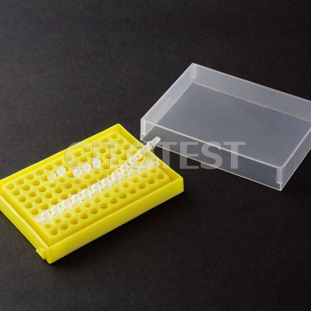 Criocaja PP 96 Pozos Para Tubos 0.2 ml X Unidad Criocaja PP 96 Pozos Para Tubos 0.2 ml X Unidad