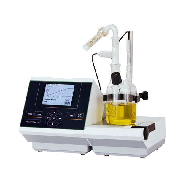 Titulador Karl Fischer TitroLine® 7500 KF trace M4 — coulométrico Titulador Karl Fischer TitroLine® 7500 KF trace M4 — coulométrico