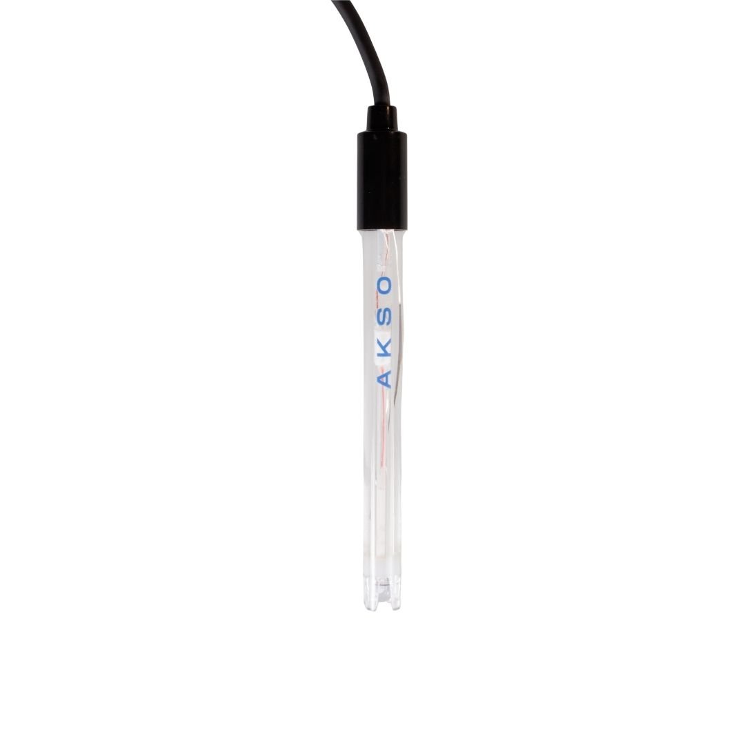 Electrodo de pH con ATC AK1001 — conexión BNC/RCA