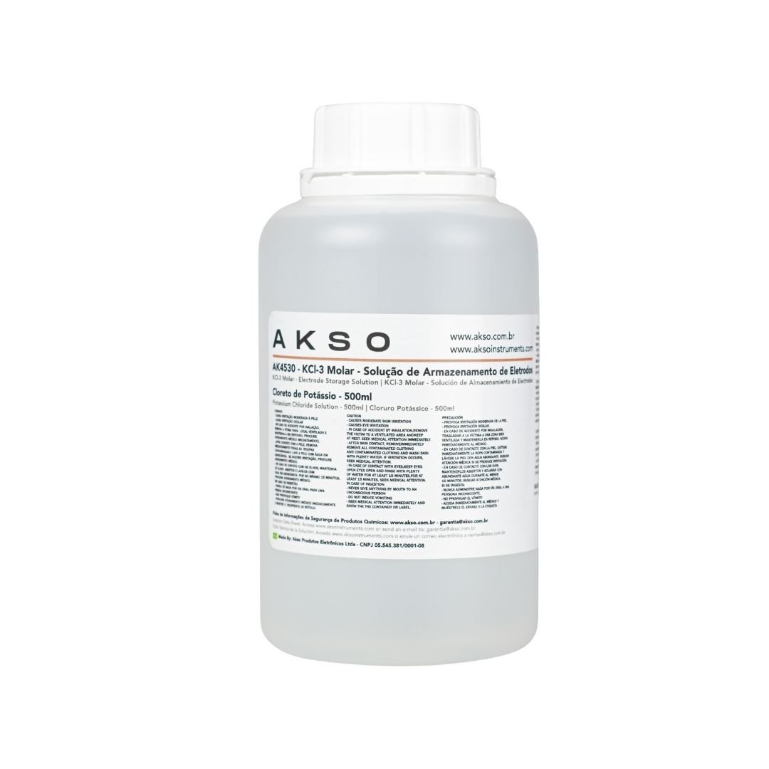 Solución de Almacenamiento de Electrodos KCl 3M — 500 ml