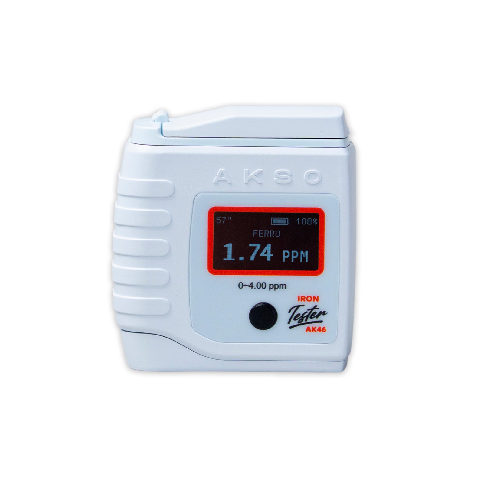 Medidor de Hierro Total AK46 — 0 a 4 ppm Medidor de Hierro Total AK46 — 0 a 4 ppm