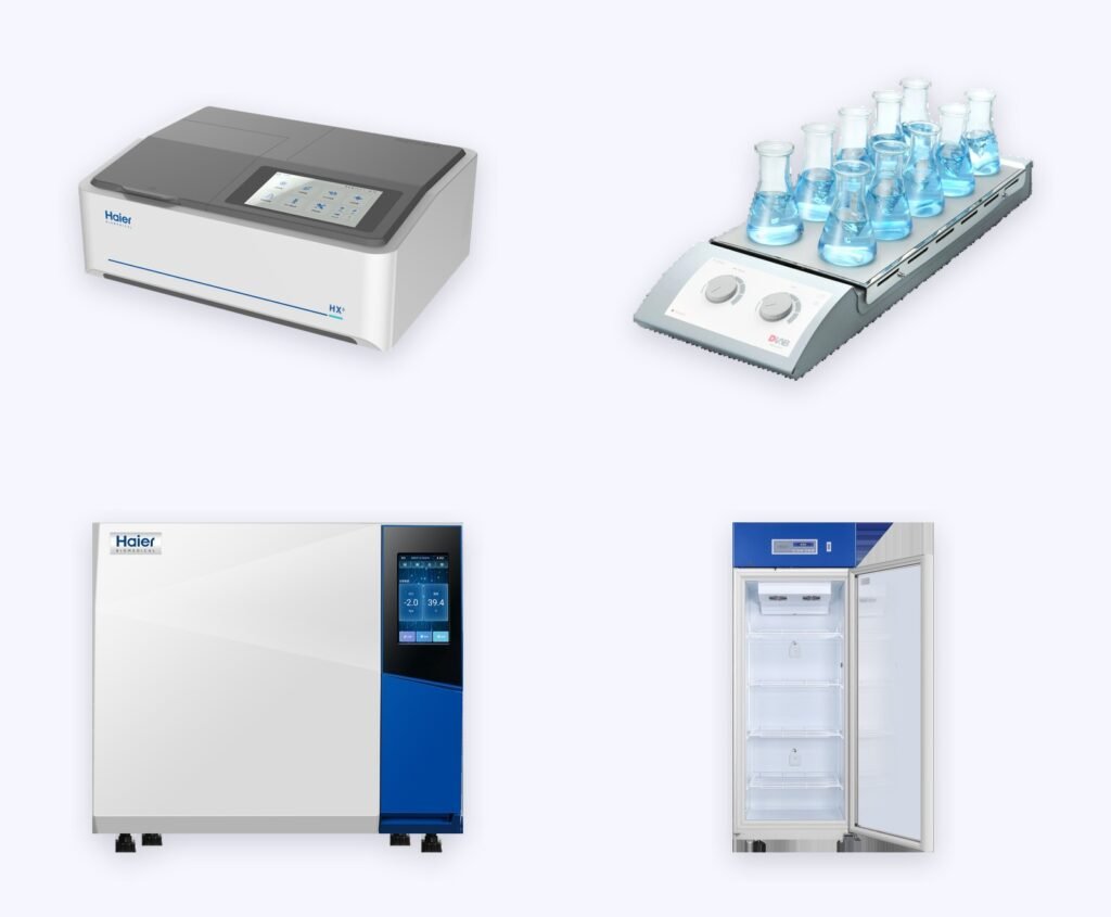 Espectrofotómetro, agitador magnético, autoclave y refrigerador farmacéutico del catálogo de Equipment Panamá